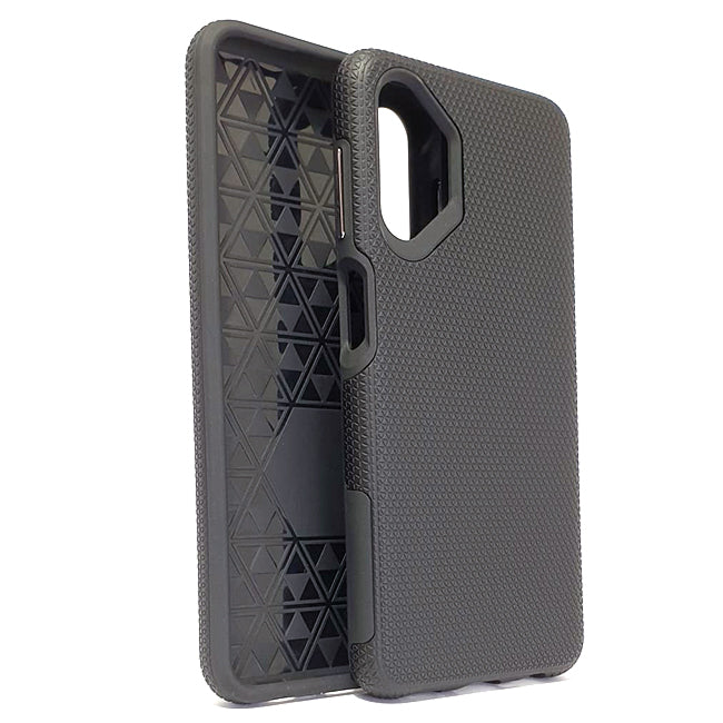 Samsung A04s phone case anti drop anti slip shockproof rugged dotted black - My Store