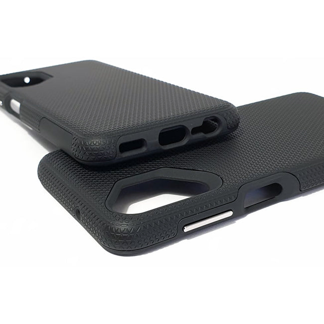 Samsung A04s phone case anti drop anti slip shockproof rugged dotted black - My Store