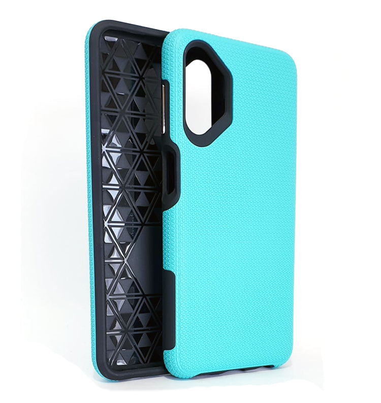 Samsung A13 5G 4G phone case anti drop anti slip shockproof rugged dotted mint green - My Store