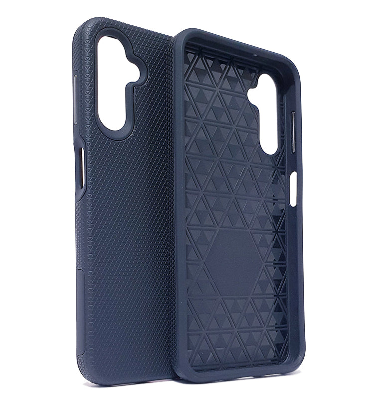 Samsung A14 5G 4G phone case anti drop anti slip shockproof rugged dotted black - My Store