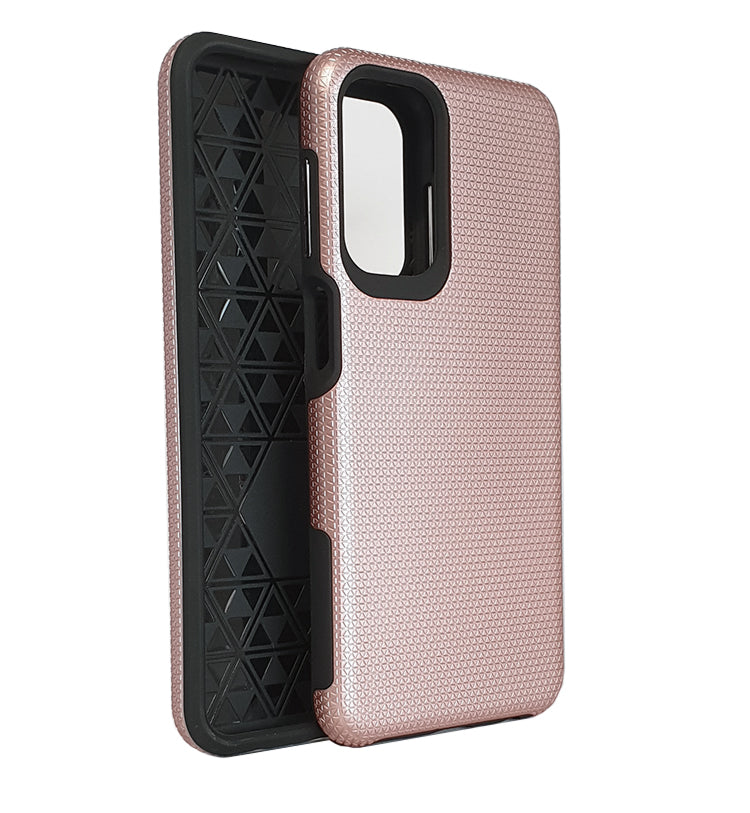 Samsung A23 4G 5G phone case anti drop anti slip shockproof rugged dotted rose gold - My Store