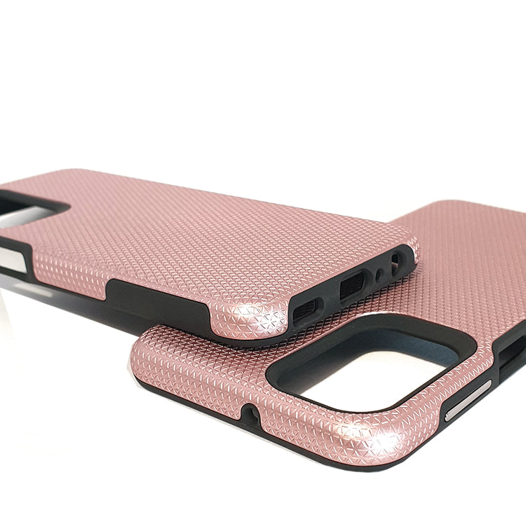 Samsung A23 4G 5G phone case anti drop anti slip shockproof rugged dotted rose gold - My Store