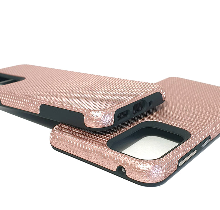 Samsung A33 5G phone case anti drop anti slip shockproof rugged dotted rose gold - My Store